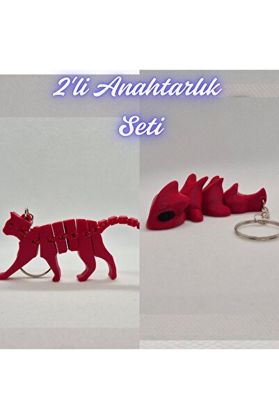 3DAtölyeMaker Fire Department Red Flexible Cat and Fire Department Red Flexib...