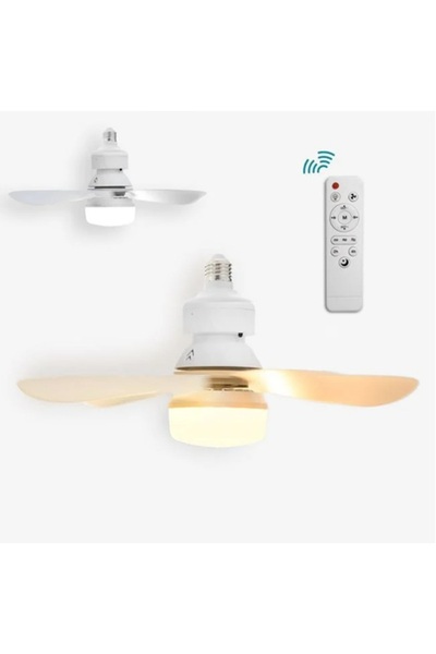 Cumpara-Istet Ventilator de tavan cu lumină, palete și telecomandă 30 W - Avec