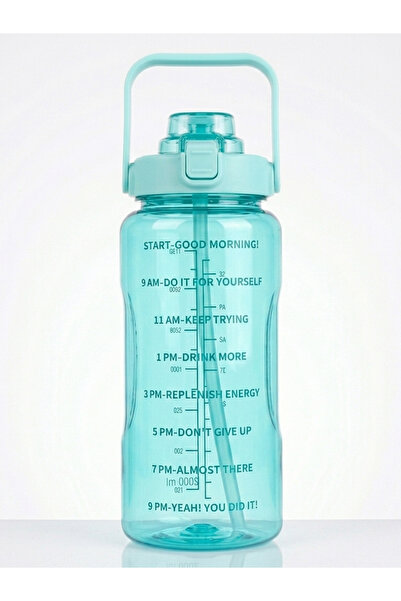 fitmart 2 Lt Motivational Sports Water Bottle Bpa Free
