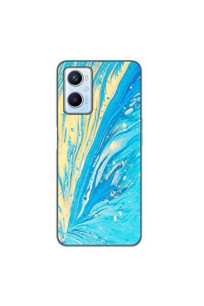 OEM Husa compatibila cu Oppo A96 4G Silicon Gel Tpu Model Aqua Bloom