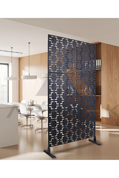 Artvek İç Mekan Dış Mekan Metal Paravan Seperatör (80x182 cm)