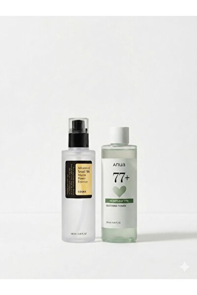 Anua Heartleaf Intensive Hydrating Routine Set - Soothing Toner + Snail Mucin...