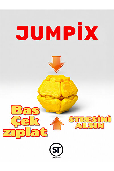 JUMPİX/HOPLAÇ/STRES OYUNCAĞI/BAS ÇEK ZIPLAT