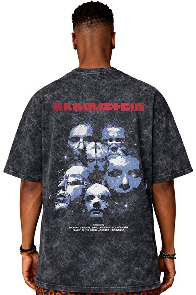 SEVBANO Rammstein rok metal muzički bend, unisex majica sa štampanjem, vintag...
