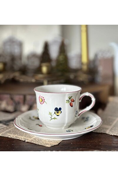 Villeroy & Boch Villeroy Boch Petite Fleur Serisi Renkli Çiçekli Porselen Dou...