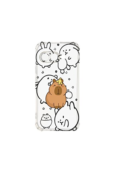 bestcase Противоударен калъф, съвместим с Google Pixel 9a, Карикатурна кавай ...