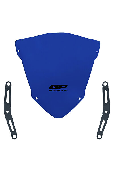 GP KOMPOZİT Yamaha MT-25 2020-2026 Uyumlu Spor Ön Cam Mavi 23 cm