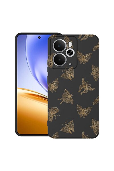 bestcase Θήκη για Realme 14T με σχέδιο χρυσής πεταλούδας, TPU Ματ Εξαιρετικά ...