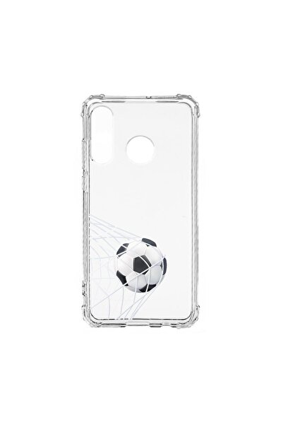 bestcase Husă Antișoc din Silicon Compatibilă cu Huawei P30 Lite, Fotbal - Go...