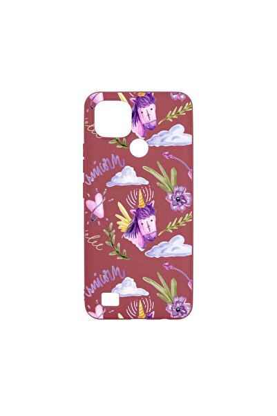 bestcase Θήκη σιλικόνης, Συμβατή με Realme C21, Μονόκερος, ανθεκτική στη φθορ...