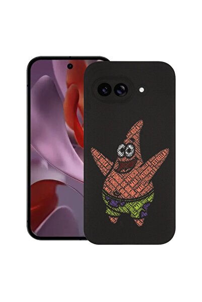 bestcase Калъф за Google Pixel 9a, Патрик Стар, Тънък силиконов 0.8ММ, Удароу...