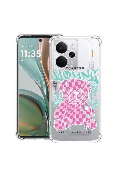 bestcase Θήκη Αντικραδασμική Συμβατή με Poco M7 Pro 5G, με Σχέδιο Αρκουδάκι Α...