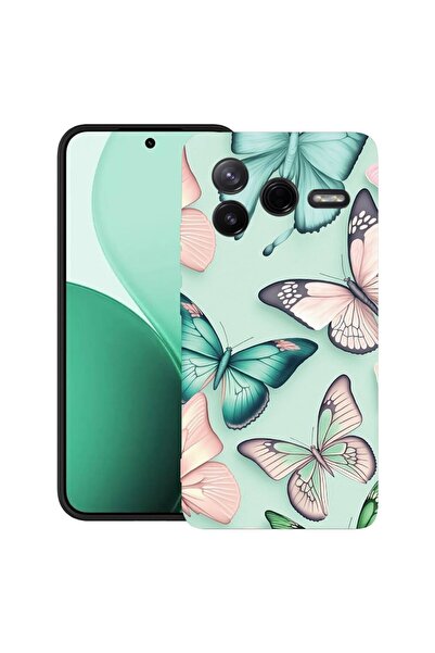 bestcase Υπέρλεπτη Θήκη TPU Συμβατή με Poco F7 Pro, με Σχέδιο Πεταλούδας, 311...