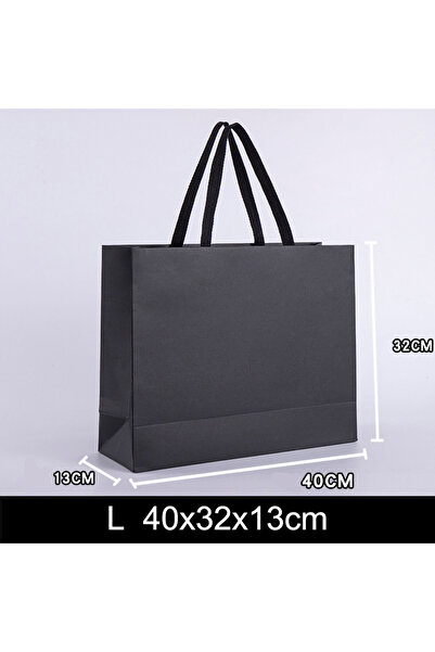 Choice1 1pc L 1pc Senior Black Kraft Paper Bag Wedding Christmas Party Candy ...
