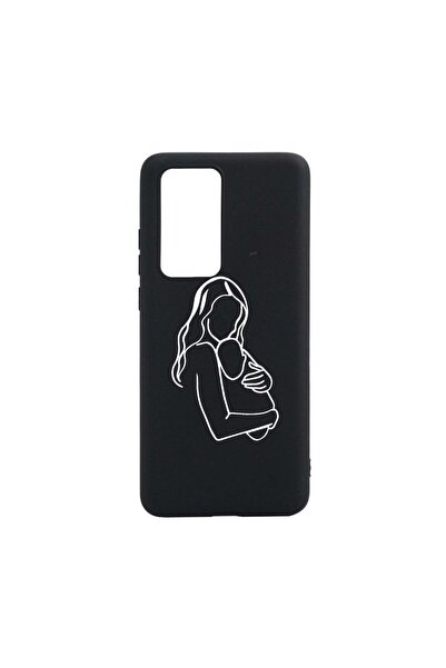 bestcase Θήκη σιλικόνης συμβατή με Huawei P40, Μητρική Αγάπη, ανθεκτική στη φ...