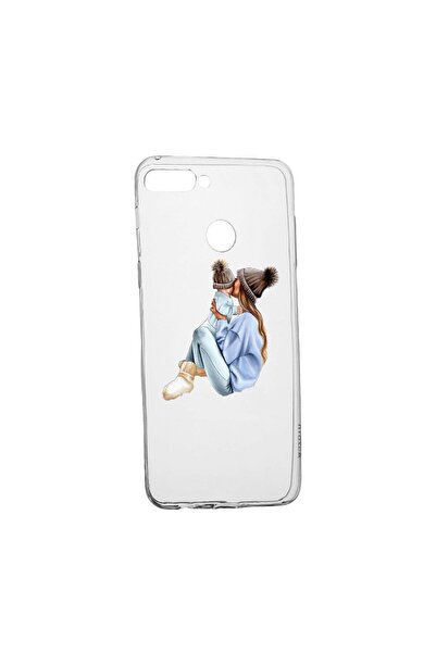 bestcase Husa de protectie Girl Mom, pentru Huawei Y6 Prime 2018, rezistenta ...