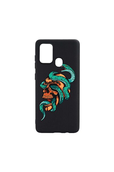 bestcase Θήκη σιλικόνης συμβατή με Realme 7i, Σχέδιο κρανίου, ανθεκτική στη φ...