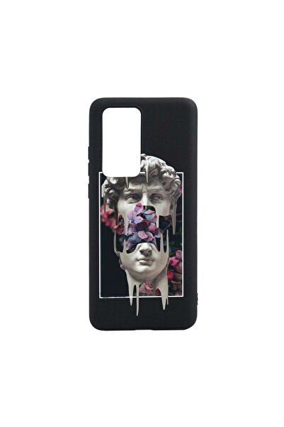 bestcase Θήκη σιλικόνης συμβατή με Huawei P40, Άγαλμα Δαβίδ, ανθεκτική στη φθ...