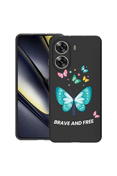 bestcase Тънък силиконов калъф за Poco X7 Pro, Пеперуди, 1992025 B 1847