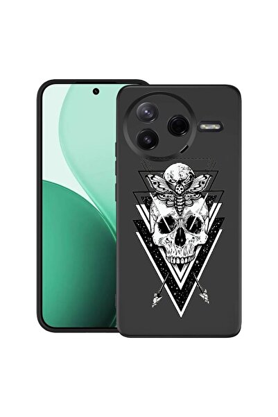 bestcase ¬Æ Husa TPU Ultra Slim Compatibil cu Poco F7 Pro, cu Design Skull, 3...