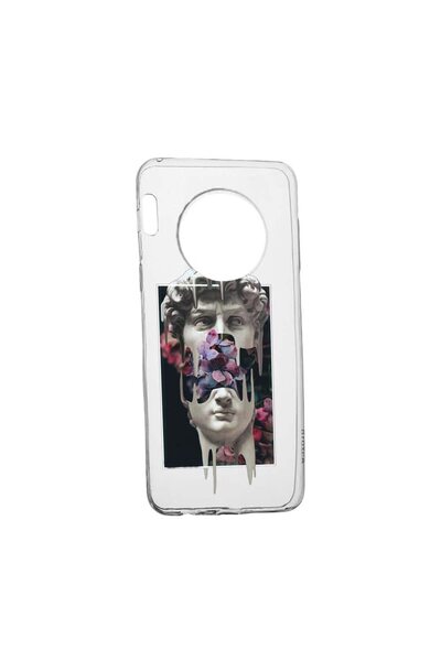 bestcase Θήκη σιλικόνης συμβατή με Huawei Mate 30, Άγαλμα Δαβίδ, ανθεκτική στ...