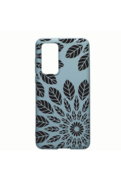 bestcase Husa Huawei P40, Black Flower, rezistenta la uzura, anti-alunecare, ...