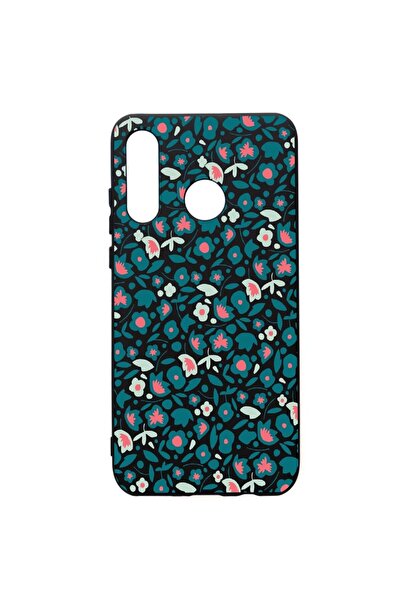 bestcase Husa de protectie Huawei P30 Lite, Green Flowers Pattern, silicon, c...