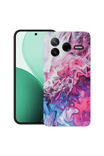 bestcase ¬Æ Husa TPU Ultra Slim Compatibil cu Poco F7 Pro, cu Design Marble P...