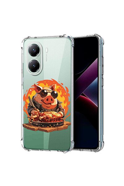 bestcase Θήκη συμβατή με Poco X7 Pro 5G, Αντικραδασμική 1.5MM, Pig's Life, Πρ...
