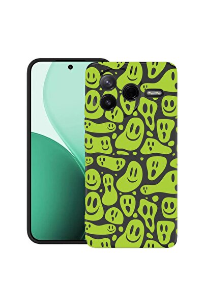 bestcase ¬Æ Husa TPU Ultra Slim Compatibil cu Poco F7 Pro, cu Design Green Ac...