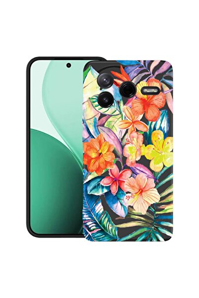 bestcase Υπέρλεπτη Θήκη TPU Συμβατή με Poco F7 Pro, με Σχέδιο Ανθισμένων Λουλ...