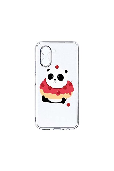 bestcase Διαφανής Θήκη Σιλικόνης 2MM, Συμβατή με Realme C33, Sweet Panda, Αντ...