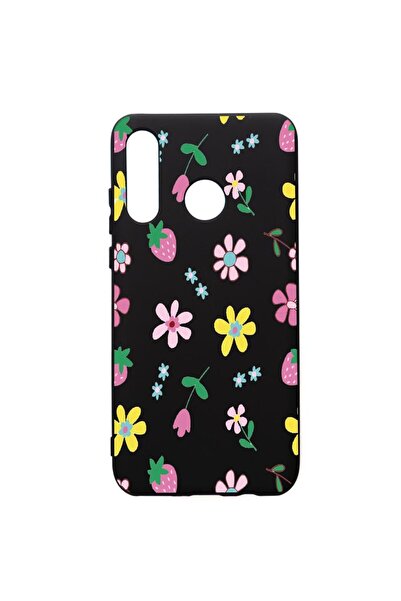 bestcase Husa de protectie Huawei P30 Lite, Flowers, silicon, cu interiorul d...