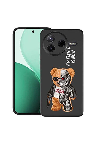 bestcase ¬Æ Husa TPU Ultra Slim Compatibil cu Poco F7 Pro, cu Design Half Rob...