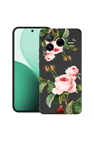 bestcase ¬Æ Husa TPU Ultra Slim Compatibil cu Poco F7 Pro, cu Design Rose, 31...