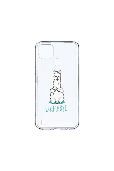bestcase Διαφανής Θήκη Σιλικόνης 2MM, Συμβατή με Realme C21, Llamaste Lama, Α...