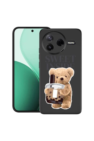 bestcase ¬Æ Husa TPU Ultra Slim Compatibil cu Poco F7 Pro, cu Design Teddy Be...