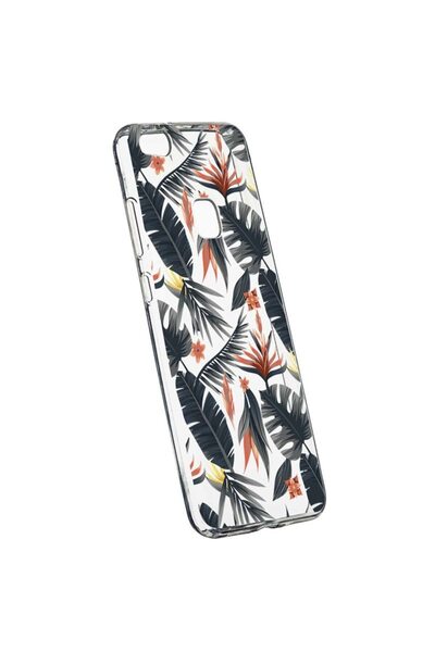 bestcase Silicone Case, Sheer, Slim, Tropical Pattern, Huawei P10 LITE