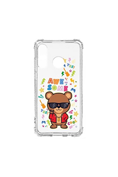 bestcase Husa Silicon Anti Shock, Compatibila Cu Huawei P30 Lite, Awesome Ted...