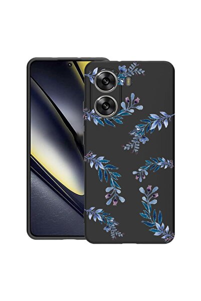 bestcase Θήκη για Poco X7 Pro 5G, Μπλε Λουλούδια, Λεπτή Σιλικόνη 0.8MM, Αντικ...