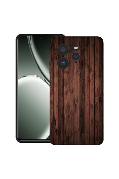 bestcase ¬Æ Husa pentru Realme GT 7 Pro cu Design Walnut Wood, TPU Mat Ultra ...