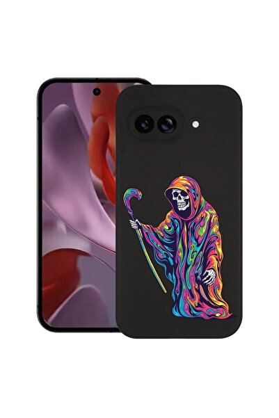 bestcase Калъф за Google Pixel 9a, Цветове на мечтите - Смърт, Тънък силиконо...