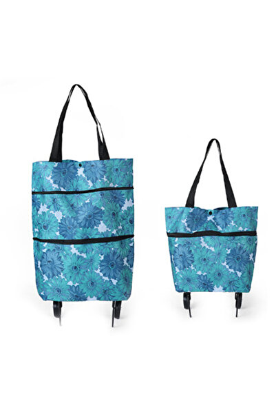 choice2 F Household Portable Folding Cart Roller Shopping Bags Outdoors Food ...