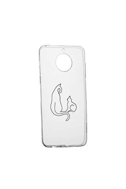 bestcase Husa Silicon Compatibila Cu Nokia C30, Abstract Cat, rezistenta la u...