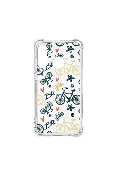 bestcase Husa Anti Shock Silicon Compatibila cu Huawei P30 Lite, Bike Love, M...