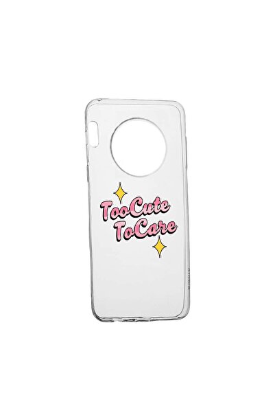 bestcase Husa de protectie cu mesaj Too Cute, pentru Huawei Mate 30, rezisten...