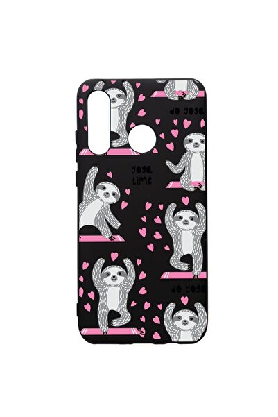 bestcase Husa Silicon Premium compatibila cu Huawei P30 Lite, Yoga Time, cu i...