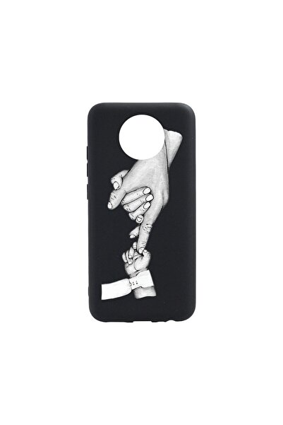 bestcase Тънък силиконов калъф 0.8ММ, съвместим с Nokia C20, Mother Hand, уст...