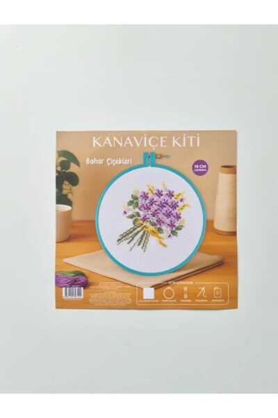 HoşEvim Kanaviçe Kiti Bahar Çiçekleri