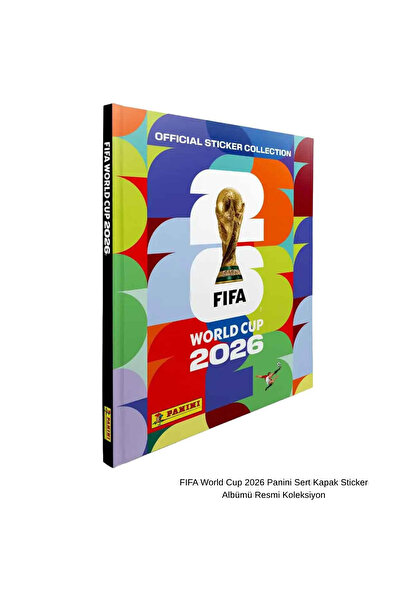 🏆 Panini FIFA World Cup 2026 Sert Kapak Sticker Albümü | Orijinal Lisanslı Resmi Koleksiyon